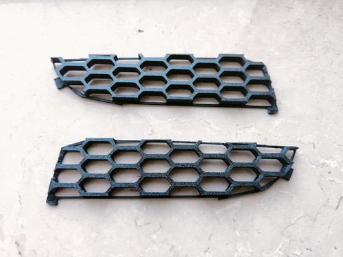 Rear Grills Abarth 595 Restyling Delete Fog And Reverse Light Griglie Posteriori - Afbeelding 3 van 5