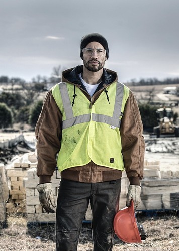New Walls Mens Hi-Vis Yellow Reflective Safety Vest ANSI 2, Sz XL, Construction - Picture 7 of 7