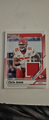 Chris Jones And Amari Cooper 2024 Donruss Threads Game Worn Patch Card 2 Pack