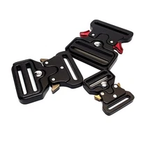 Premium Quick Release Metal Belt Buckles for Tactical Gear, Backpacks, edc