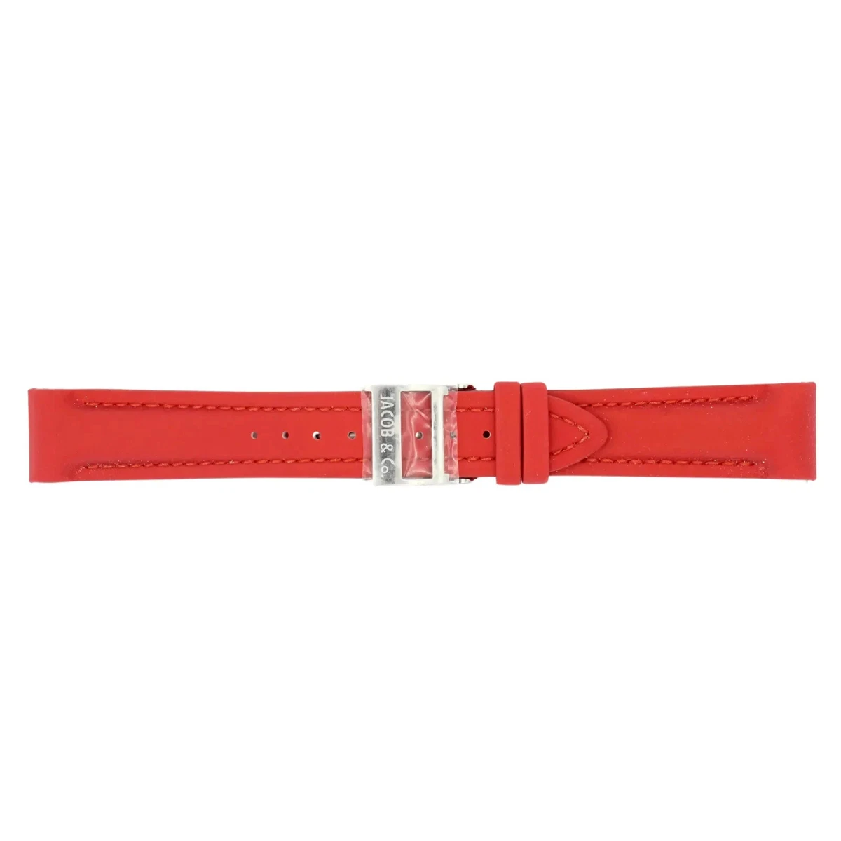 Cinturino Jacob &amp; Co Vera Pelle Nero 20mm &ndash; Per Orologio Donna 40mm (nuovo Con Etichette)