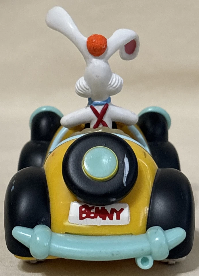 Who Framed Roger Rabbit and Bennie the Cab - Amblin Pull Back Friction Car Foto 3 de 4