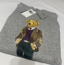 Ralph Lauren Polo Bear Hoodie Fleece lining Size