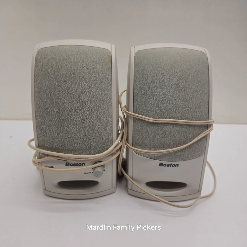 Boston BA265 Powered Computer Speakers System Vintage - Image 2 of 4