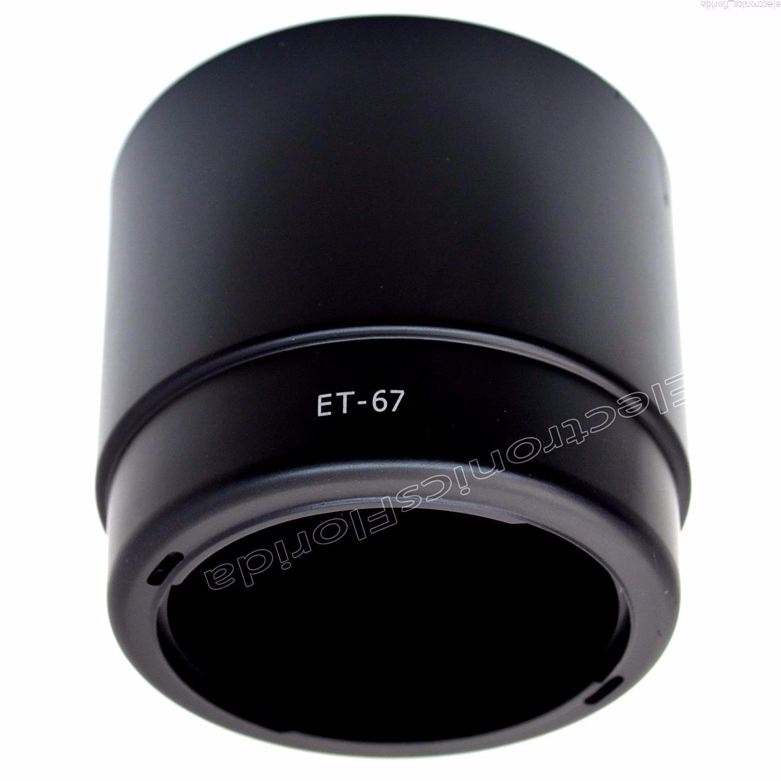 Camera Lens Hood ET-67 for Canon EF 100mm f/2.8 Macro USM Front View