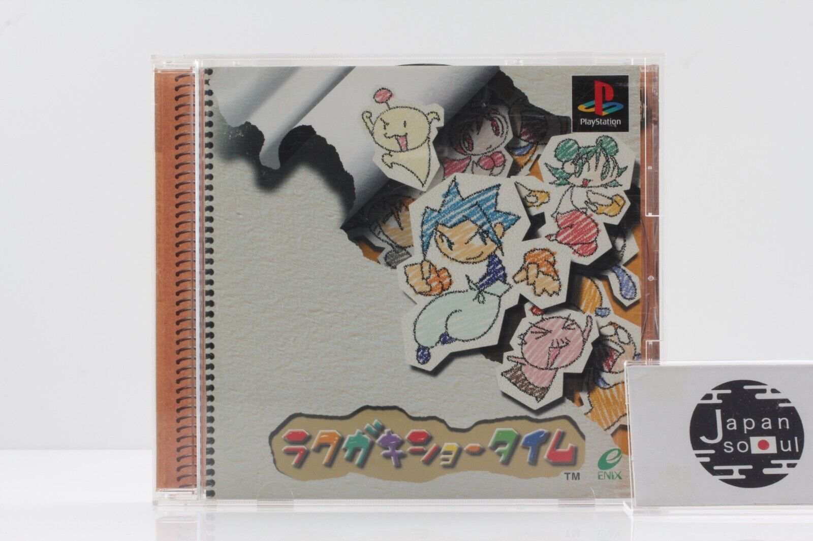 Rakugaki Showtime PS1 Sony PlayStation Video Game ENIX 1999 From JAPAN