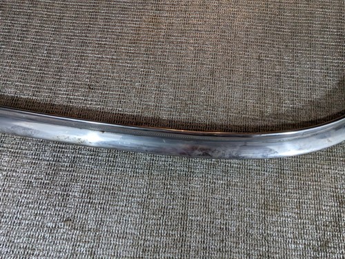 DeSoto Chrome Passenger Rear Window Bottom Trim 1956 - Picture 6 of 21