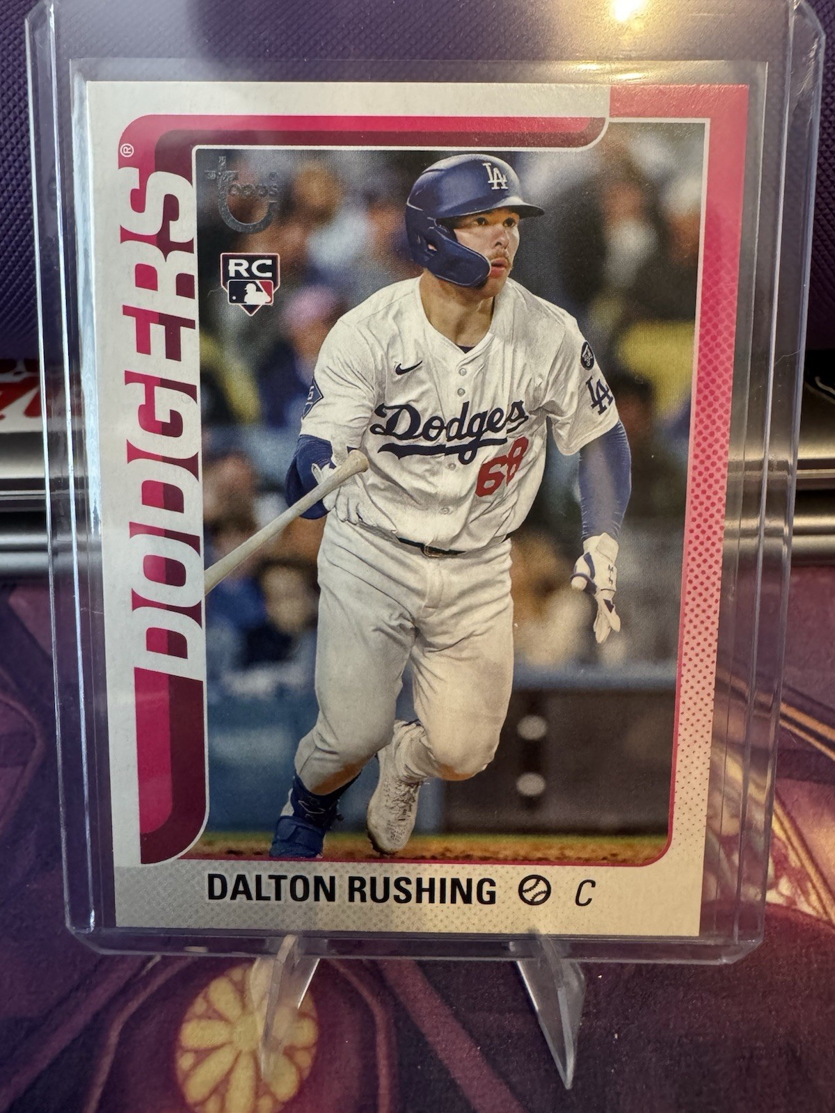 Topps 2025 Update Dalton Rushing Dodgers Rookie #US38 Vintage Stock /99 