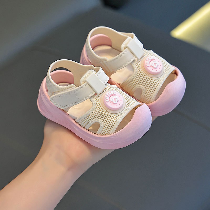Sandalias de verano para bebés pequeños con suela de PVC antideslizante para niños niñas ropa informal