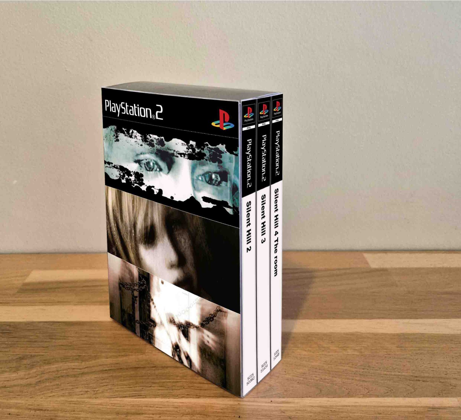 Fourreau de protection - SANS JEUX -  Silent Hill 2,3 et 4 - PS2 - PAL
