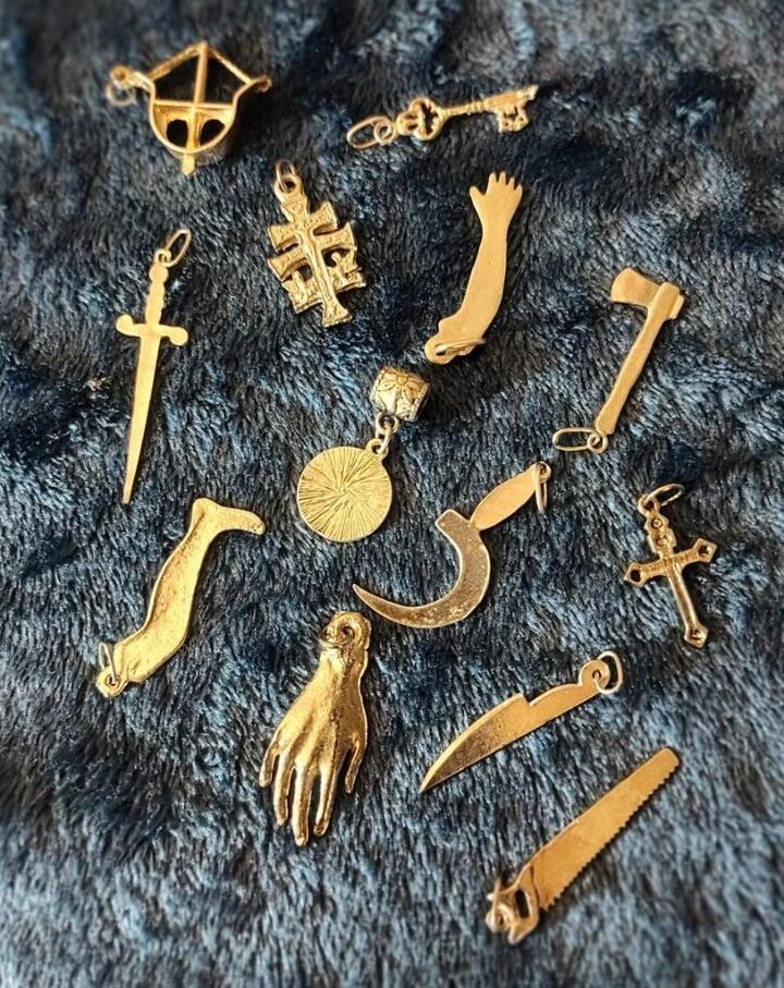 Лот из 13 разнообразие ожерелье кулоны и браслет подвески - Изображение 2 из 4