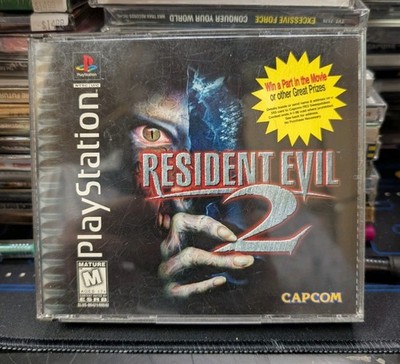 Resident Evil 2 Capcom 1998 Sony PlayStation1 w/Manual Tested WOW Yummy Morsel 