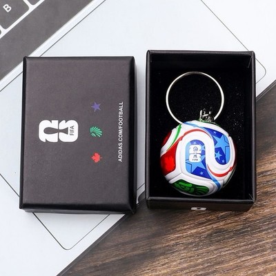 Adidas FIFA Soccer Ball Keychain Detachable Keyring Multicolor Metal