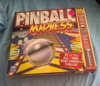 Pinball Madness PC CD-Rom Big Box 1995 Set Hyper 3d Pinball Virgin Interactive 
