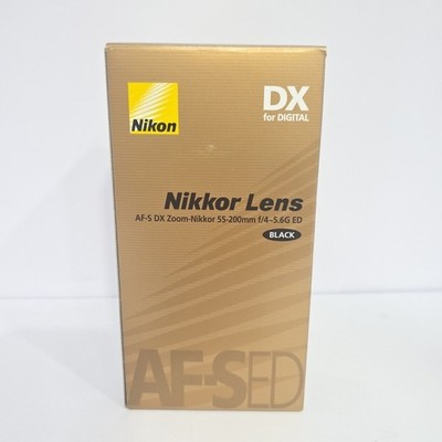 NEW Nikon NIKKOR AF-S DX Zoom 55-200mm f/4-5.6G ED Black DX for Digital