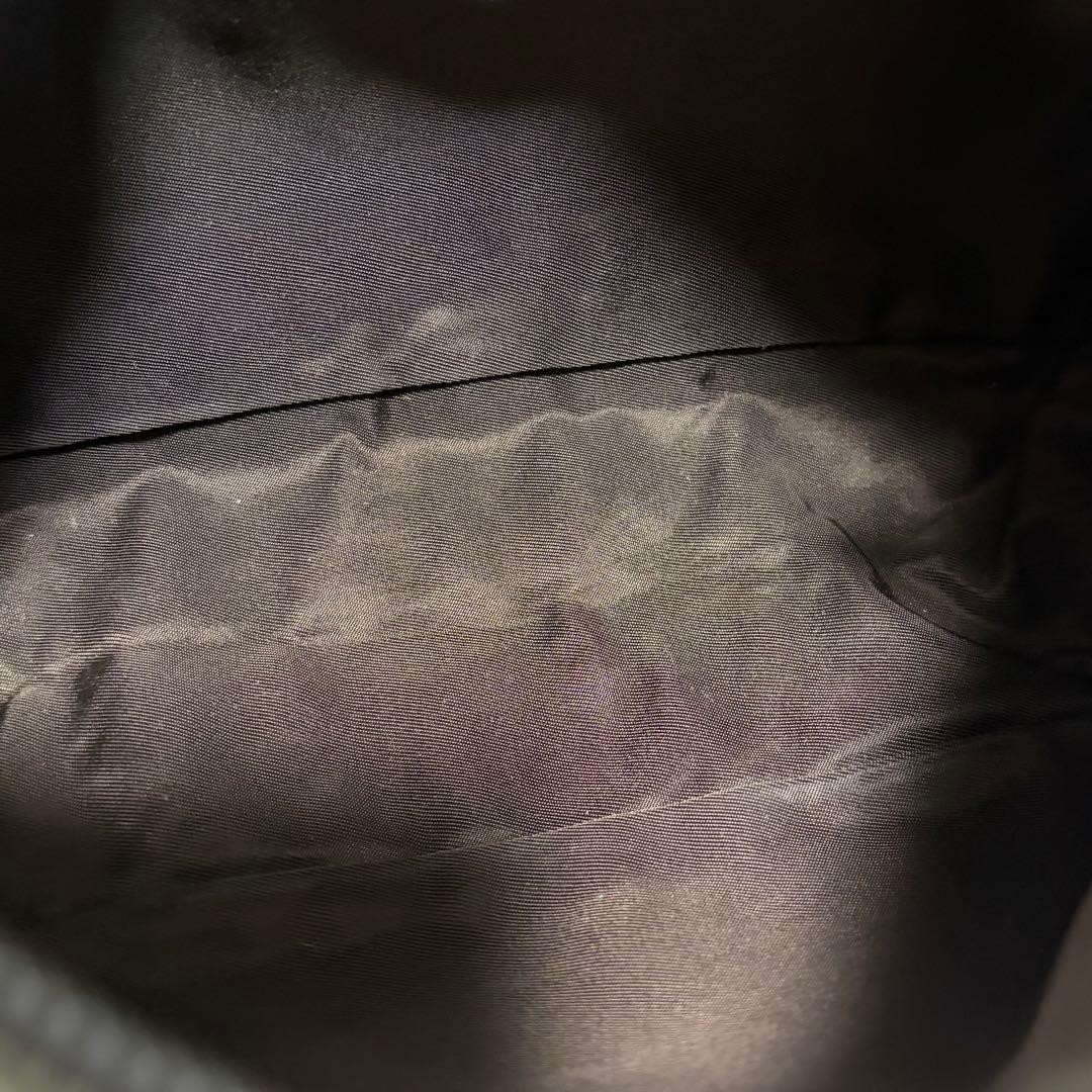 PRADA Accessory Pouch Nylon Triangle Logo Khaki thumbnail 9