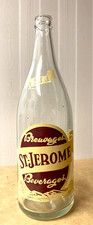 Vintage Soda Pop Beverage Bottle -  St-Jerome Beverages, St-Jerome, Quebec -30oz