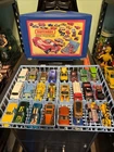 Vintage 1980 Matchbox 24 Car Collector Carry Case Contains Trays & 24 Cars