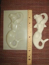 Vintage Mermaid Wall Plaque MOLD For Chalkware