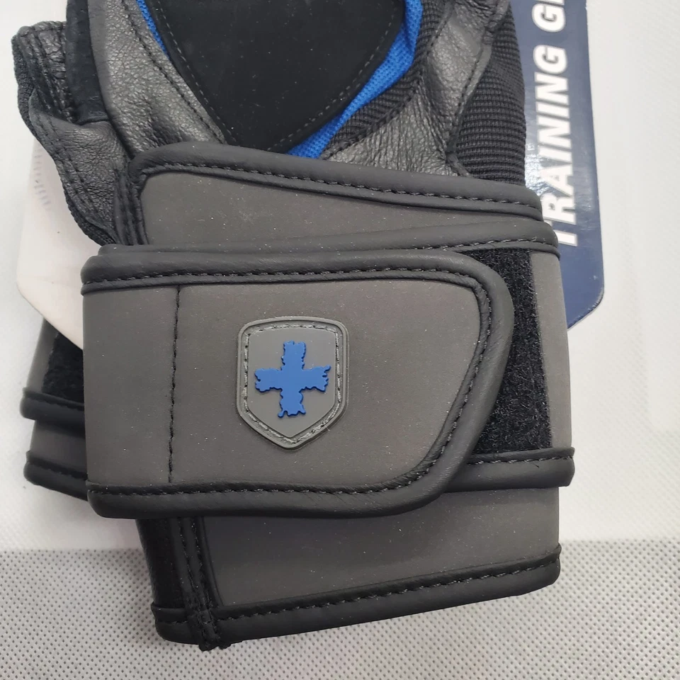 Guantes de agarre de entrenamiento con muñequera Harbinger GRANDES Foto 4 de 4