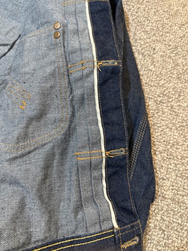 Lee Cowboy Type-1 Giacca Denim Uomo 42 | M Fibbia Posteriore Selvedge Anni 40 Repro Blu - Foto 6 di 13