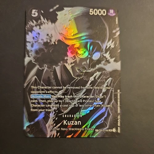 One Piece Card Game Kuzan SP OP10-082 SR Special Rare Foil Blackbeard Pirates