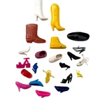 Vintage Doll Single Shoes Lot Barbie Ken Scale Mixed Styles Boots Heels Flats