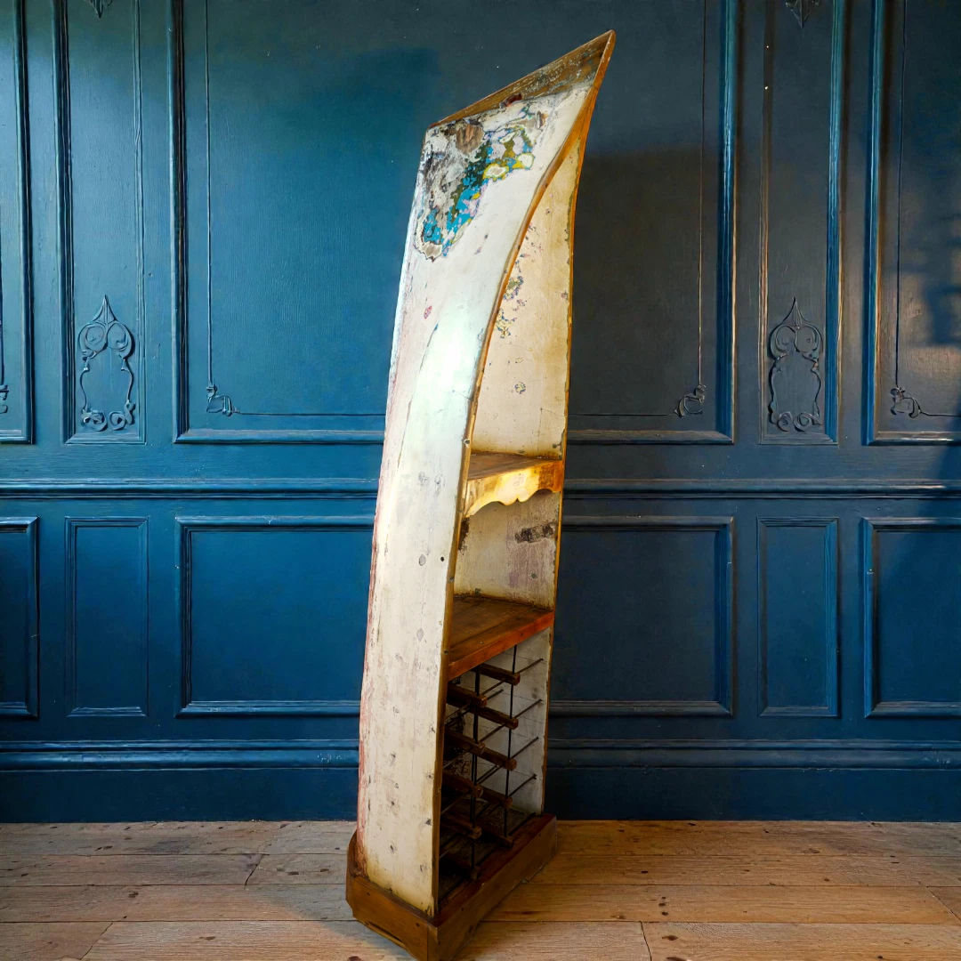 Etagère Ronde 4 Niveaux Factory Indus Bois Métal Coté Table Style Campagne