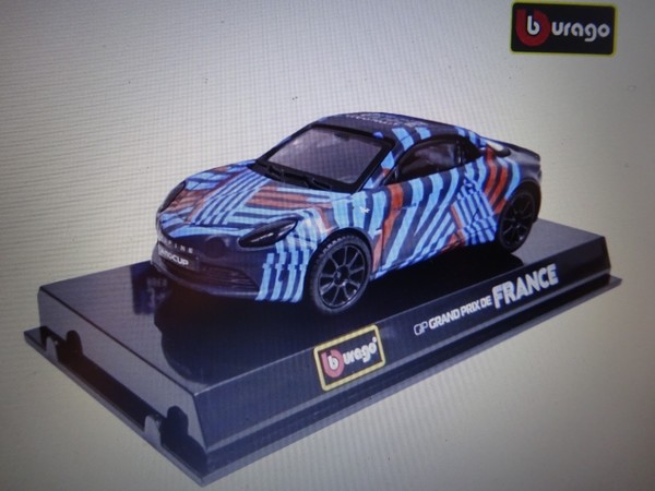 Renault Alpine A110 Grand Prix De France 2022 Modelauto Ca.10Cm Freilauf 1:43-image