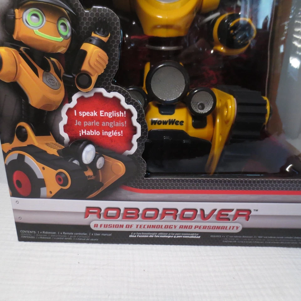 Roborover NIB Interactive Remote Control RC Robot NIB WowWee Robotics 8405 - Image 3 of 4