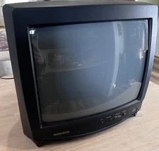 Magnavox MT1301B101 13”  CRT Television for Retro Gaming - No Remote