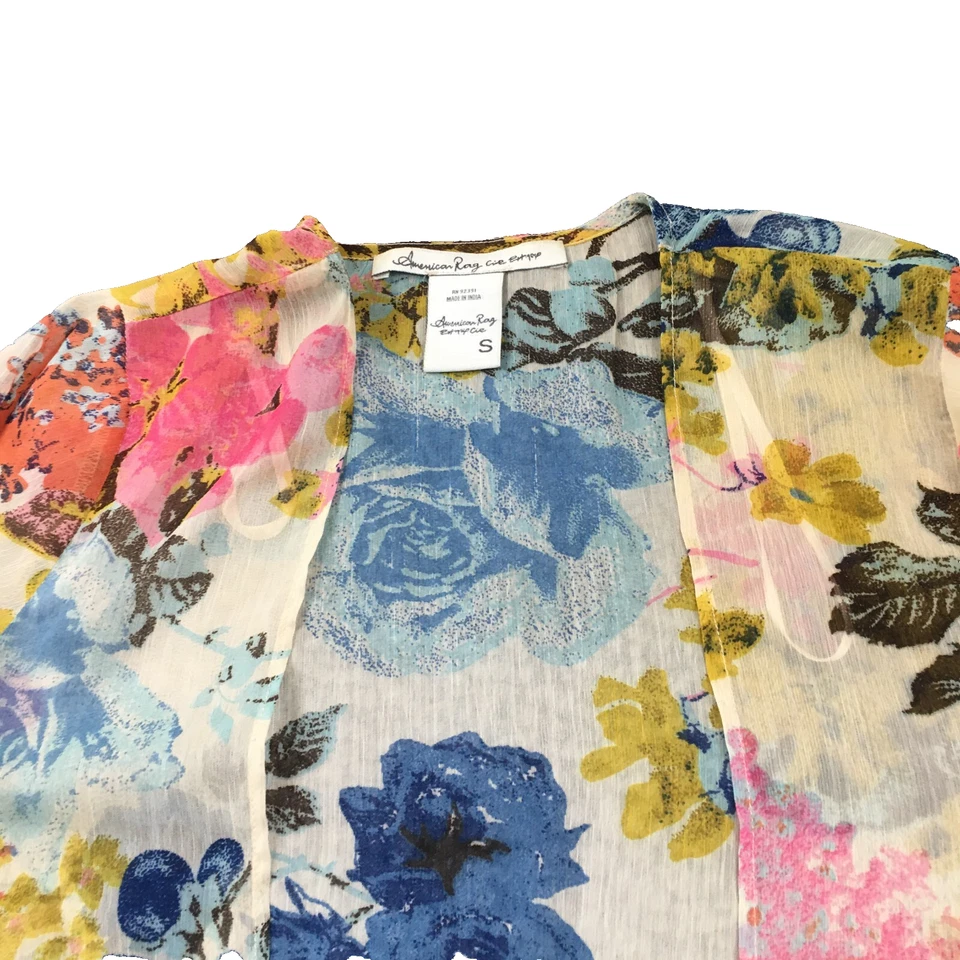 Kimono abierto American Rag para mujer talla S floral manga larga nuevo sin etiquetas Foto 2 de 4