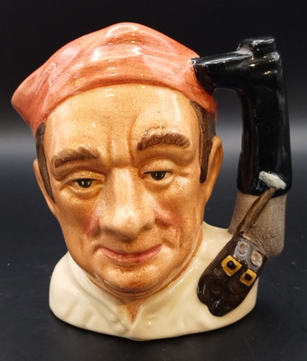 Royal Doulton 3 Inch Character Jugs From Williamsburg ''Bootmaker'' #D6579