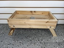 Chicken Feeder Wood Feed Chicken Coop Accessories