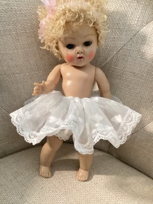 Doll Accessory:  Heart Slip for Vintage Vogue Ginny Doll, Alex, Muffie & Friends
