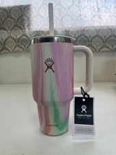 Hydro Flask Travel Tumbler Limited Edition 32oz Sugar Pastel Handle Straw New