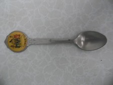 collectable souvenir teaspoon Cornwall text & picture on handle 5" long