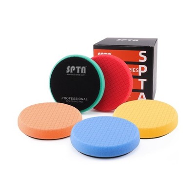 Buffing Polishing Pads, SPTA 5Pcs 5.5 Inch Face for 5 Inch 125mm Backing Plat...