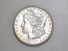 1887-P $1 MORGAN SILVER ONE DOLLAR GEM BU