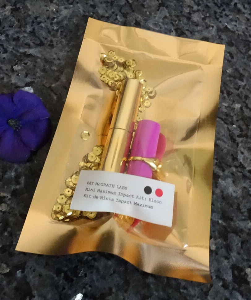 Pat McGrath labs mini maximum impact kit Elson kit mascara and lipstick