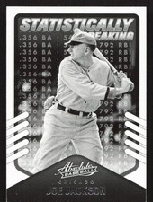 2022 Panini Absolute Joe Jackson Statistically Speaking Retail #SS-1 Card