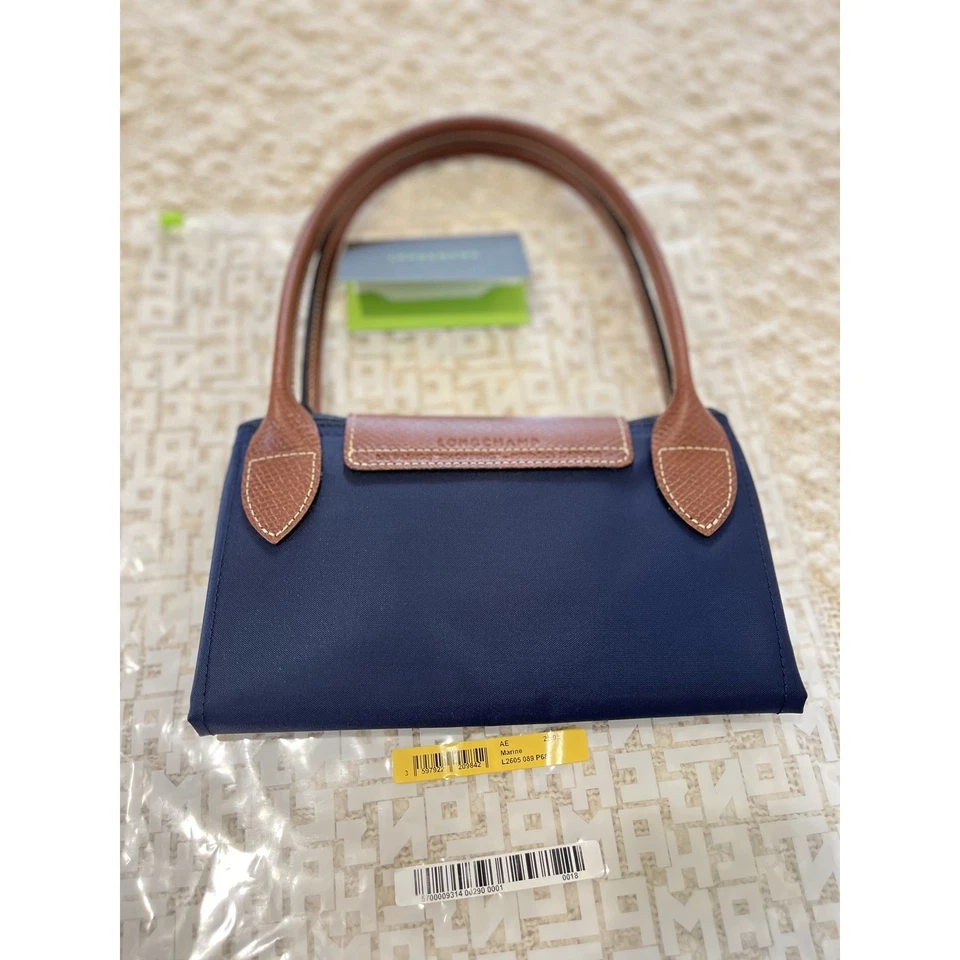 Autêntica Bolsa Tote LONGCHAMP Le Pliage Original M Nova em Folha - Várias Cores - Imagem 3 de 4