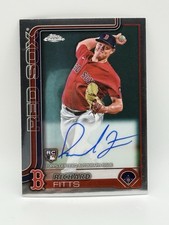 2025 Topps Chrome Richard Fitts RC Autograph #RA-RF Boston Red Sox