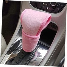 Universal Fit Automotive Gear Shifter Knob Cover Car Shift Lever Pure Pink