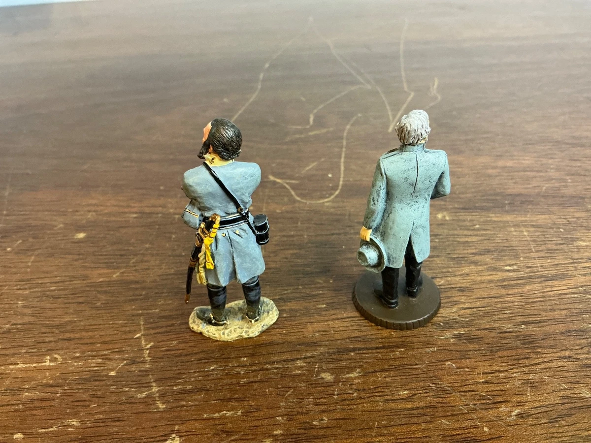 General Robert E. Lee & General Stonewall Jackson BMC TOYS DIECAST FIGURE 2.5"