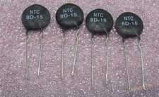 4pcs NTC 8D-15 Inrush Current Limiter Thermistor NTC  5Amp 8 Ohm