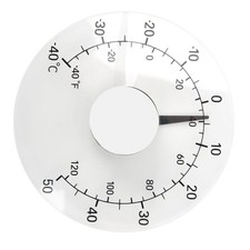 NEW 1 Transparent Window Thermometer For Outdoor Temperature Monitoring
