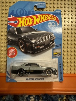 Hot Wheels Nissan Skyline R30 1982 1:64 Diecast Black Silver Factory Fresh Car