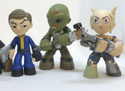 Fallout Funko Vinyl Mystery Mini Lot 3x Lone Wanderer Super Mutant Raider NEW