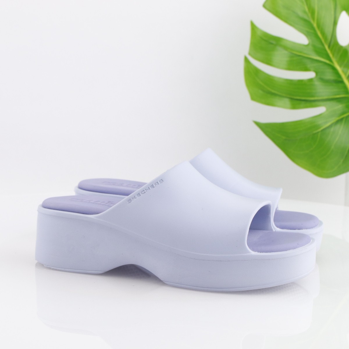 Skechers Foamies Womens Rave As If Sandal Size 9 Levender Slide